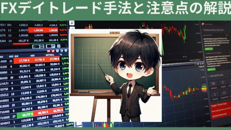 【FXデイトレード】副収入UPのための手法と注意点を超解説！ 